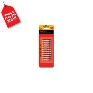 Kodak Pilha ZincoAAA IEC R03 10 Unid.
