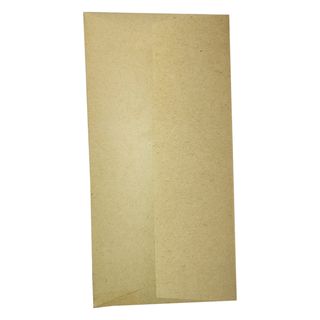 Envelope 11 x 22 cm 240 g/m2 Bege Kraft 10 Unidades