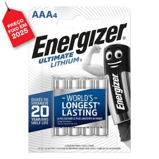 Energizer Pilha de Lítio AAA LR3 4 Unid.