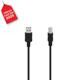 Hama Cabo USB-A Macho – USB-B Macho 1,5 m Escuro