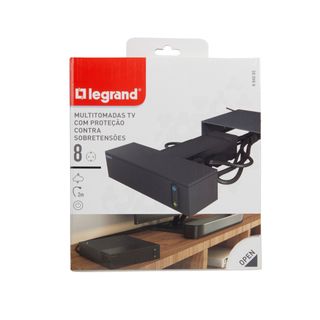 Legrand Multitomadas TV c/ Proteção 8 Tomadas Cabo 2m
