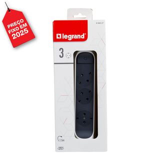 Legrand Bloco Rotativo 3 Tomadas Cabo de 1.5 m