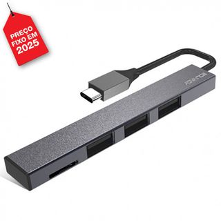 Advance Hub USB 2.0 USB-C 3 USB-A 2.0 e MicroSD