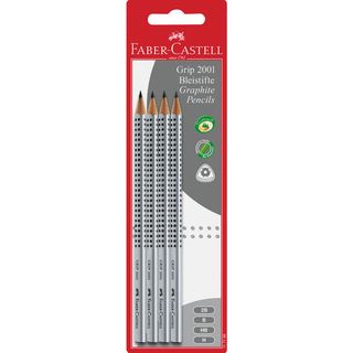 Faber-Castell Lápis Grafite Grip 2001 Mina 2B B H HB