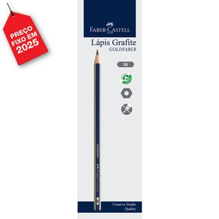 Faber-Castell Lápis Grafite Goldfaber Mina 3B