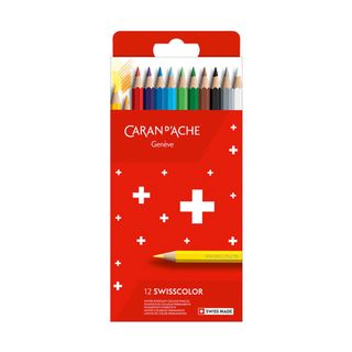 Caran D'Ache Lápis de Cor Mina de 2,8 mm 12 Cores