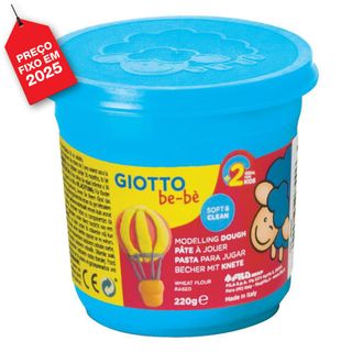 Giotto Boião Plasticina be-bè 220 g Azul