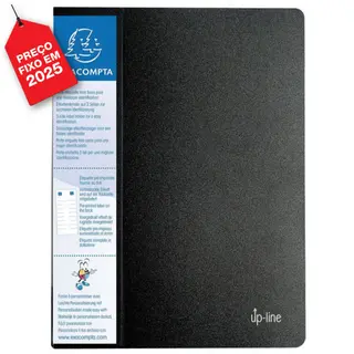Exacompta Livro Apresentação A4 40 Bols. Preto