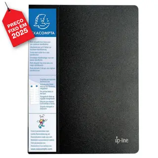 Exacompta Livro de apresentação A4 240x320 mm preto