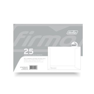 Firmo Envelope Comercial C5 162x229mm Branco 25 Unid.