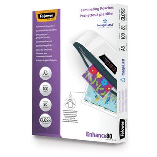 Fellowes Bolsa Plastificação A5 Transparente 100 Un.