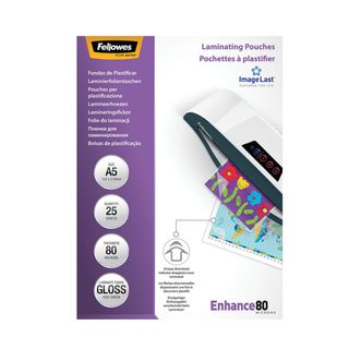 Fellowes Bolsa Plastificação A5 Transparente 25 Unid.
