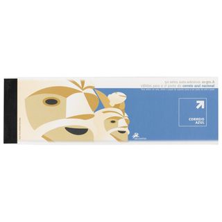 Ctt Selos Auto-Adesivo Correio Azul 50 Unidades