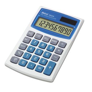 Ibico Calculadora de Bolso 082X 10 Dígitos Cinzento