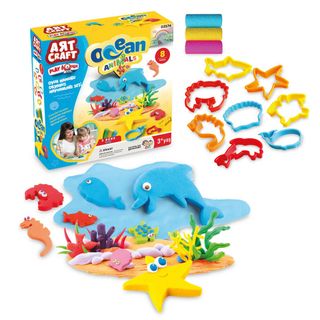 Art Craft Kit de Modelar Animais do Oceano + 3 Anos