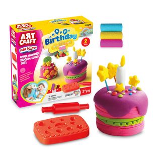 Art Craft Kit de Modelar Feliz Aniversário + 3 Anos