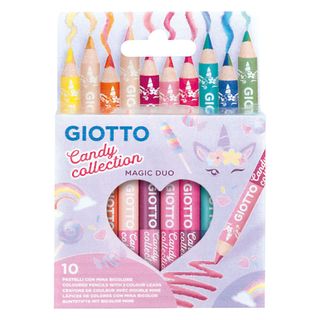 Giotto Mini Lápis de Cor Candy Magic Duo 10 Cores