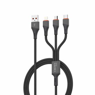 Crown Japan Cabo USB-A USB-C Lightining e Micro