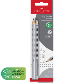 Faber-Castell Lápis Grafite Grip Mina GB 2 Unid.