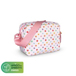 Firmo Lancheira Eco Smile Up RPET 25x20x12,5cm Rosa