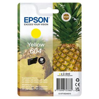 Cartuccia Epson Serie Ananas 604 Gialla Per Xp-2200 Xp-2205 Xp-3200 Xp-3205 Xp-4200 Xp-4205 Wf-2910dwf Wf-2930dwf Wf-2935dwf Wf-2950dwf - Crtepst10g44020