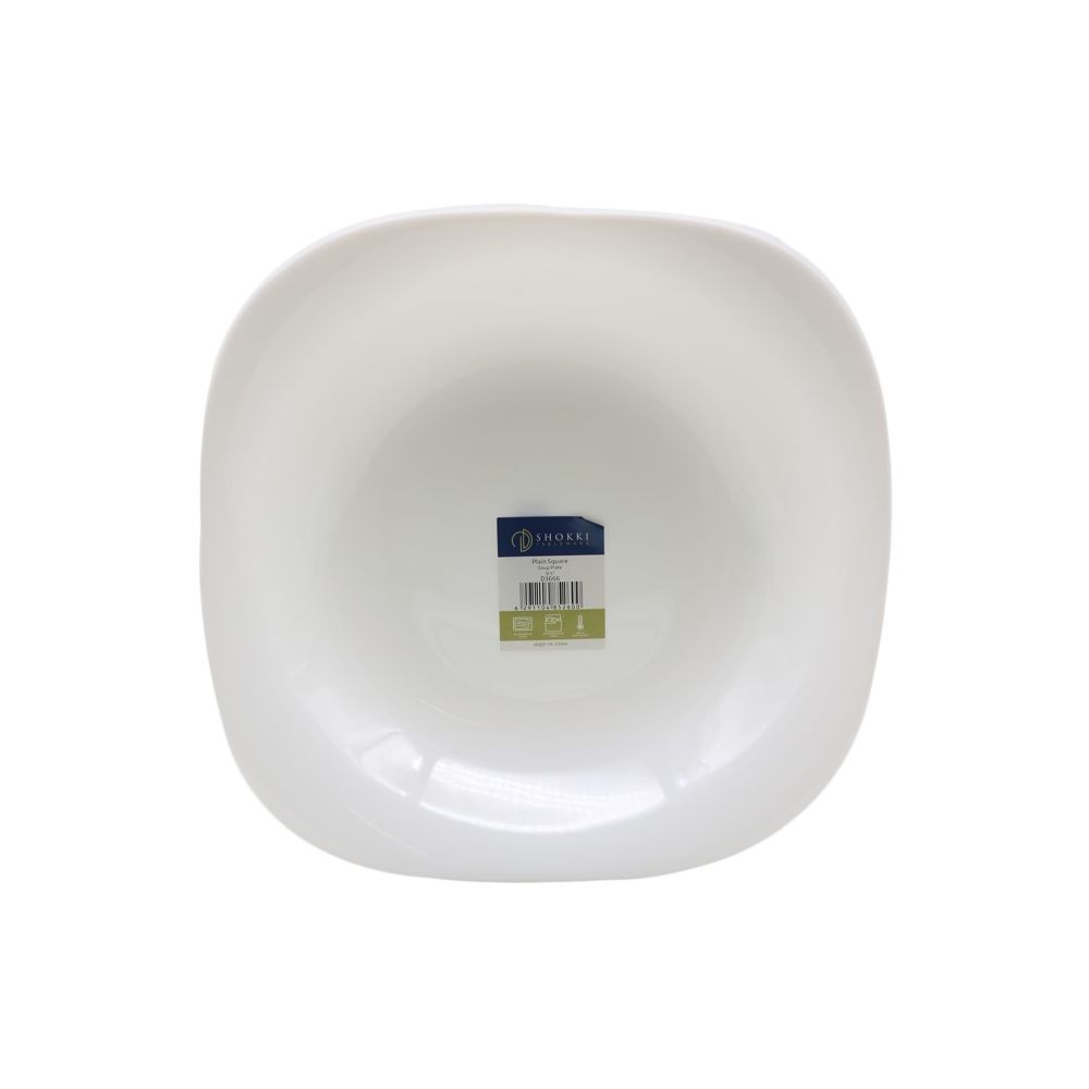 SHOKKI SQUARE PLAIN S/PLATE D3666