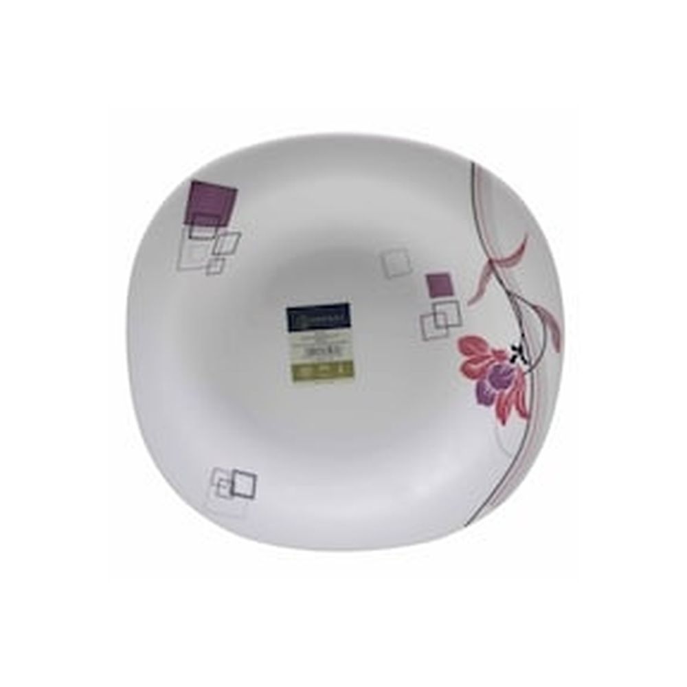 Shokki D4038 Dhalia Square Soup Plate 9.5 Inch