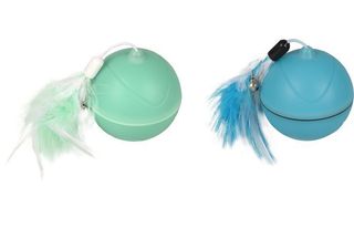 Flamingo Magic Mechta Azul Bola con movimiento para gatos