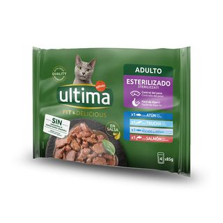 Affinity Ultima Comida Húmida para Gato Esterilizado Peixe (emb. 4 x 85 gr)