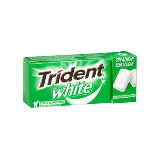 Trident Pastilhas White Efeito Branqueador Menta