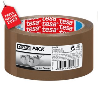 Tesa Fita Polipropileno 50 mmx66 m Castanho