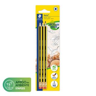 Staedtler Lápis Grafite 122 Mina HB Amarelo e Preto