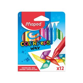 Maped Lápis de Cera ColorPeps 12 Cores
