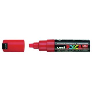 Posca Marcador PC-8K Biselada 8mm Vermelho