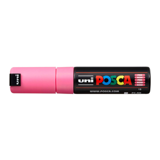 Posca Marcador PC-8K Biselada 8mm Rosa