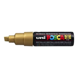 Posca Marcador PC-8K Biselada 8mm Dourado
