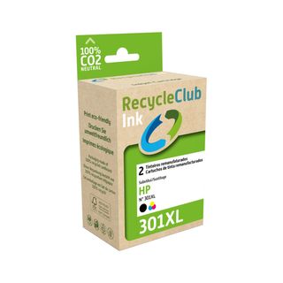 Recycleclub Tinteiro Comp. HP 301XL 2 Preto Tricolor