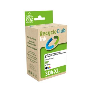 Recycleclub Tinteiro Comp. HP 304XL 2 Preto Tricolor