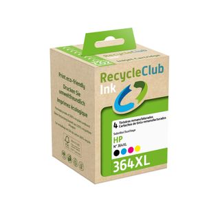 Recycleclub Tinteiro Comp. HP 364XL 4 Preto Tricolor