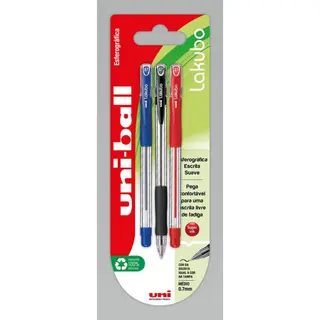 Uni-Ball Esferográfica Lakubo Ponta Fina de 0.7 mm