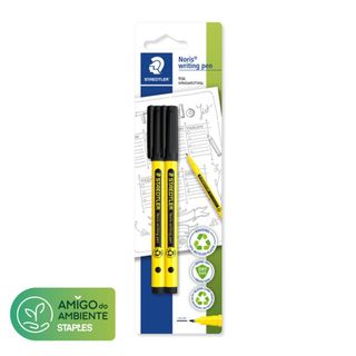 Staedtler Fineliner Noris Ponta 0,6mm Preta 2 Unid.