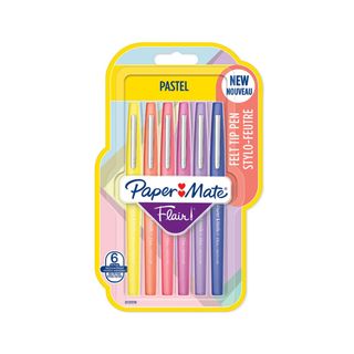 Papermate Caneta c/ Fibra Sortido Pastel
