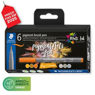 Staedtler Marcador -Cinzentos e Laranjas 6 Unid.
