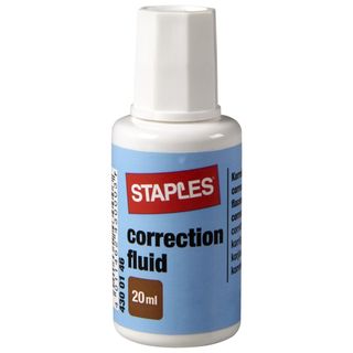 Staples Corretor Líquido 20 ml Branco