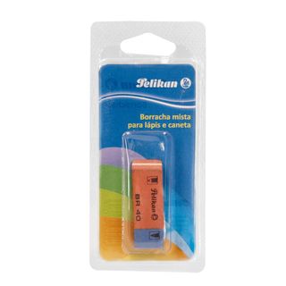 Pelikan Borracha BR-40 Mista Vermelho/Azul