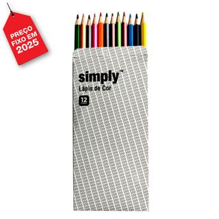 Simply Lápis de Cor 12 Cores