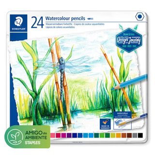 Staedtler Lápis de Cor Aguareláveis 24 Sortido