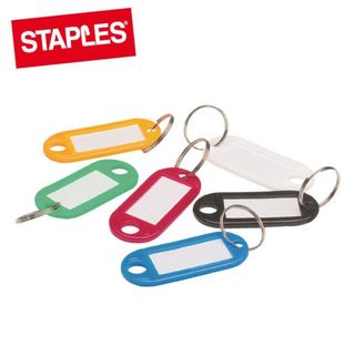 Staples Etiqueta Porta-Chave Plástico 12 Unidades