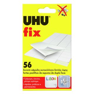 Uhu Fixador Dupla Face Fix 56 Unidades