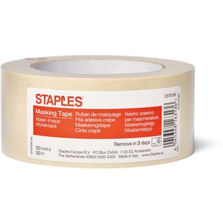 Staples Fita de proteção 50 mmx50 m papel crepe creme
